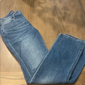 Old Navy Blue Mid-Rise Boot-Cut Jeans